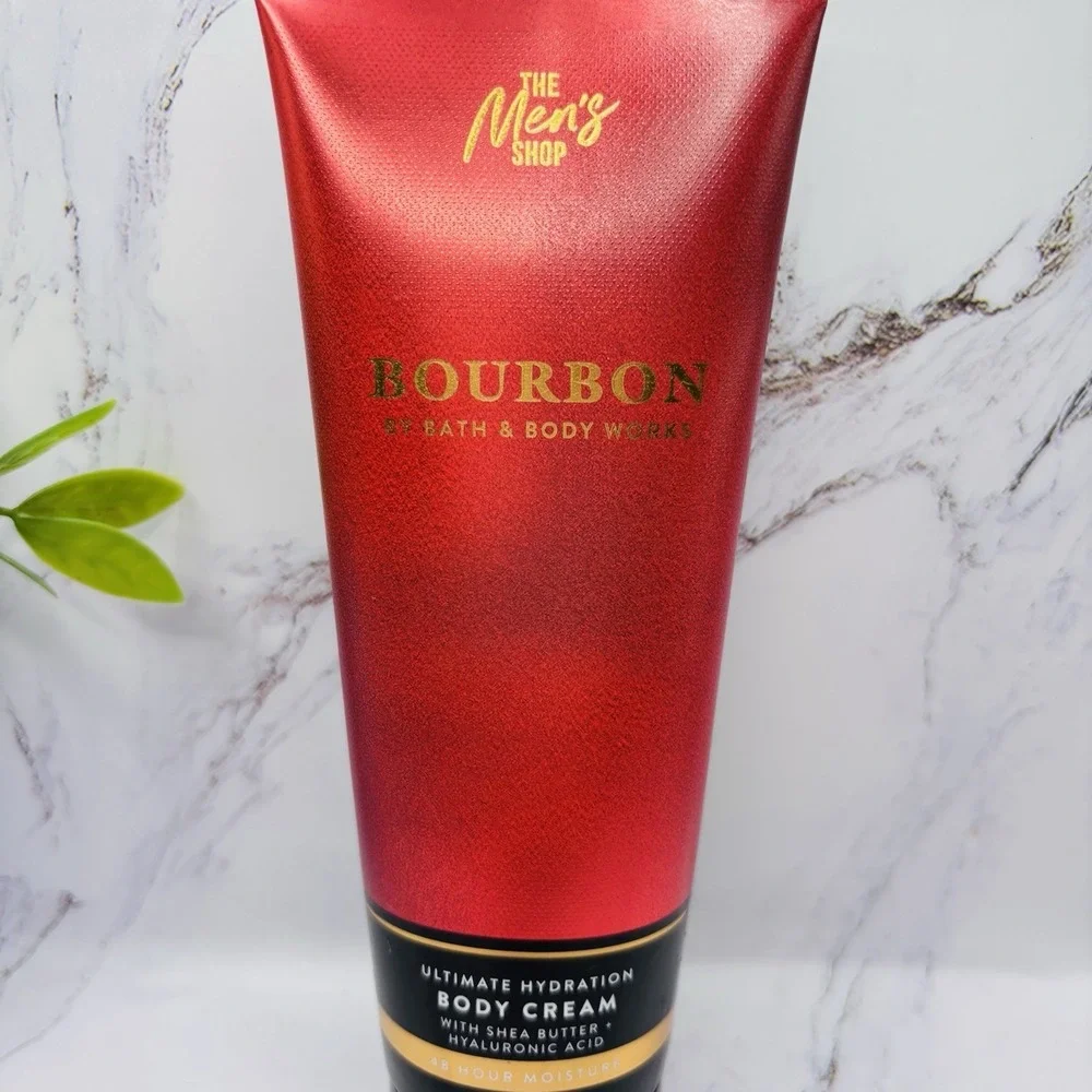 Bath & Body Works Bourbon Men's Collection Body‎ Cream for Men 8 oz New